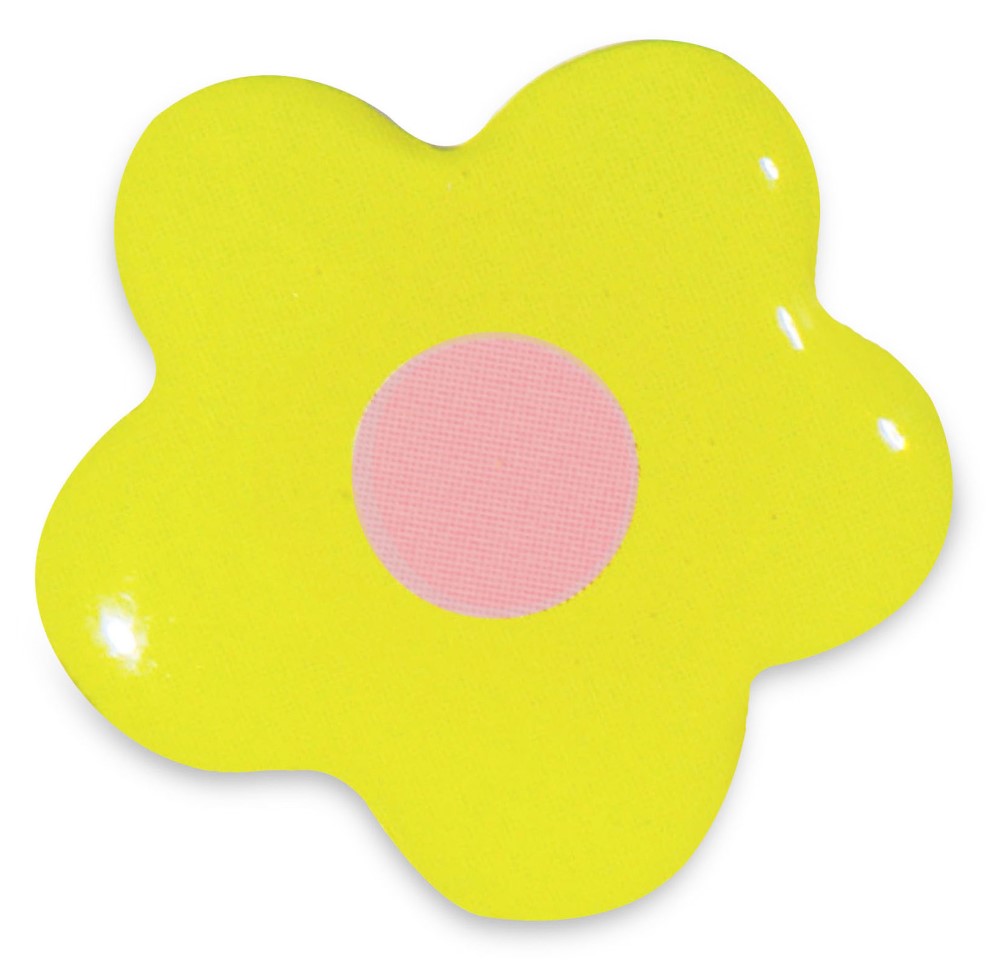 

Стикер VLP, Flower 19*20 мм Super Yellow Pink