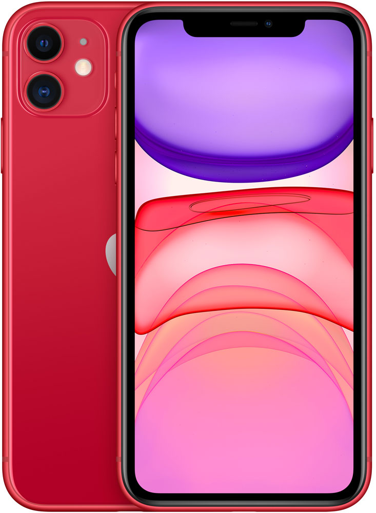 Смартфон Apple iPhone 11 64Gb Красный 0101-6880 - фото 1