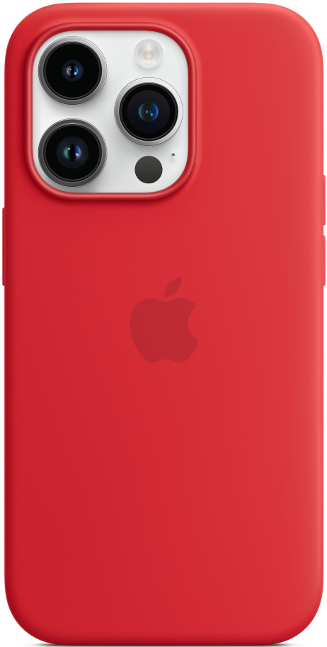 Чехол-накладка Apple iPhone 14 Pro Silicone Case with MagSafe Красный 0319-0739 - фото 3