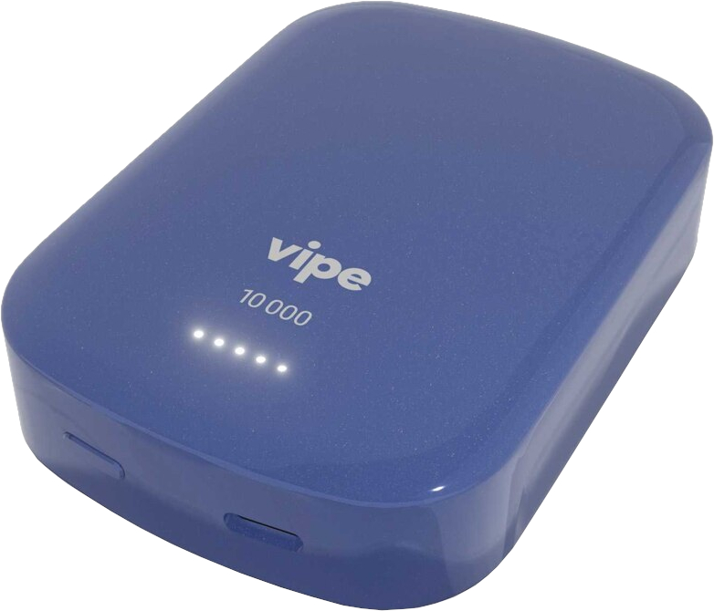 Внешний аккумулятор Vipe с беспроводной магнитной зарядкой 10000 mAh Blue (VPPBCHESTER10KBL) фото 2