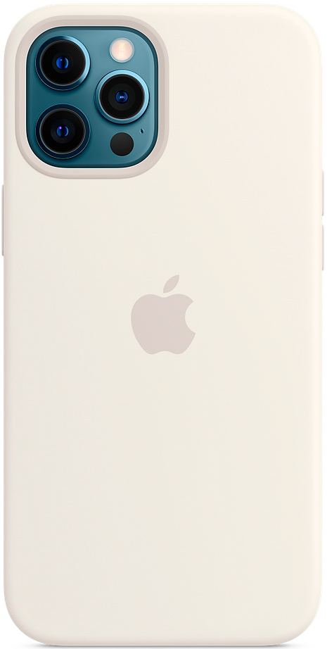 Клип-кейс Apple iPhone 12 Pro Max MagSafe силиконовый Белый (MHLE3ZE/A) 0313-8781 MHLE3ZE/A iPhone 12 Pro Max MagSafe силиконовый Белый (MHLE3ZE/A) - фото 1
