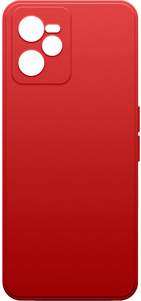 Чехол-накладка Borasco Realme C35 Microfiber Красный чехол mypads fiat фиат мужской для realme gt neo3t задняя панель накладка бампер
