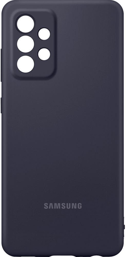 Клип-кейс Samsung Galaxy A52 Silicone Cover Black (EF-PA525TBEGRU) 0313-8877 Galaxy A52 Silicone Cover Black (EF-PA525TBEGRU) - фото 1
