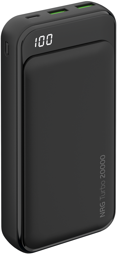Внешний аккумулятор Deppa 33556 QC 3.0 PD 18W 20000 mAh Black 0301-0727 - фото 1