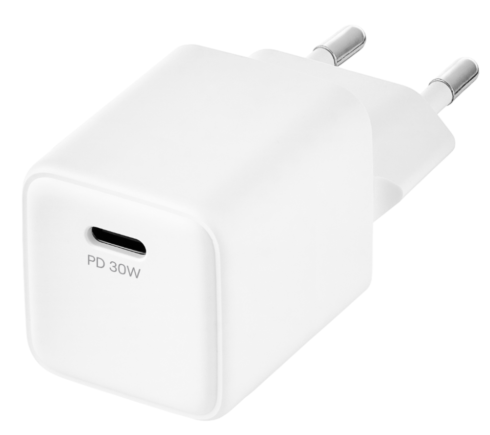 uBear Bridge USB-C 30 Вт GaN Super Fast Charging Белое