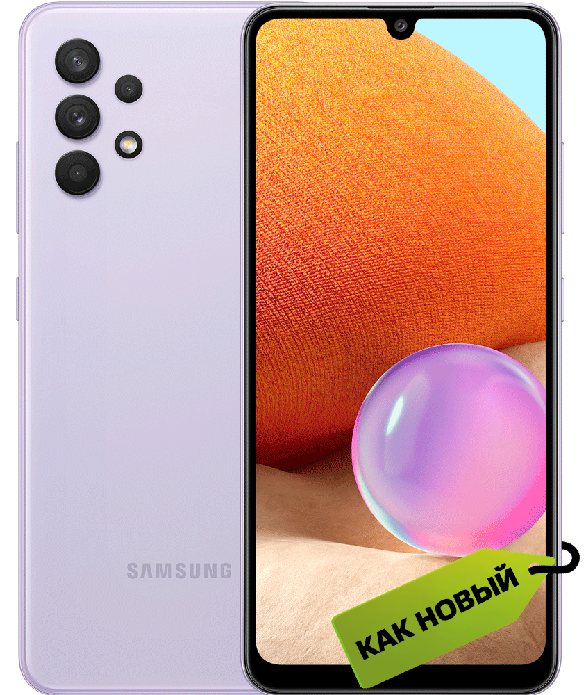 

Смартфон Samsung, Galaxy A32 4/128Gb Lavender "Как новый"