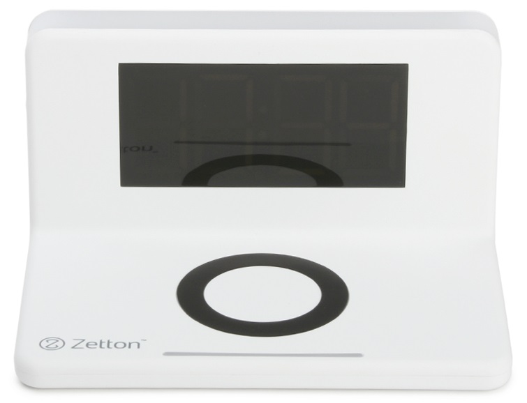 Беспроводное зарядное устройство Zetton с функцией часов и будильника White (ZTSY-W0241QI10WACWRU) 0303-0587 с функцией часов и будильника White (ZTSY-W0241QI10WACWRU) - фото 2