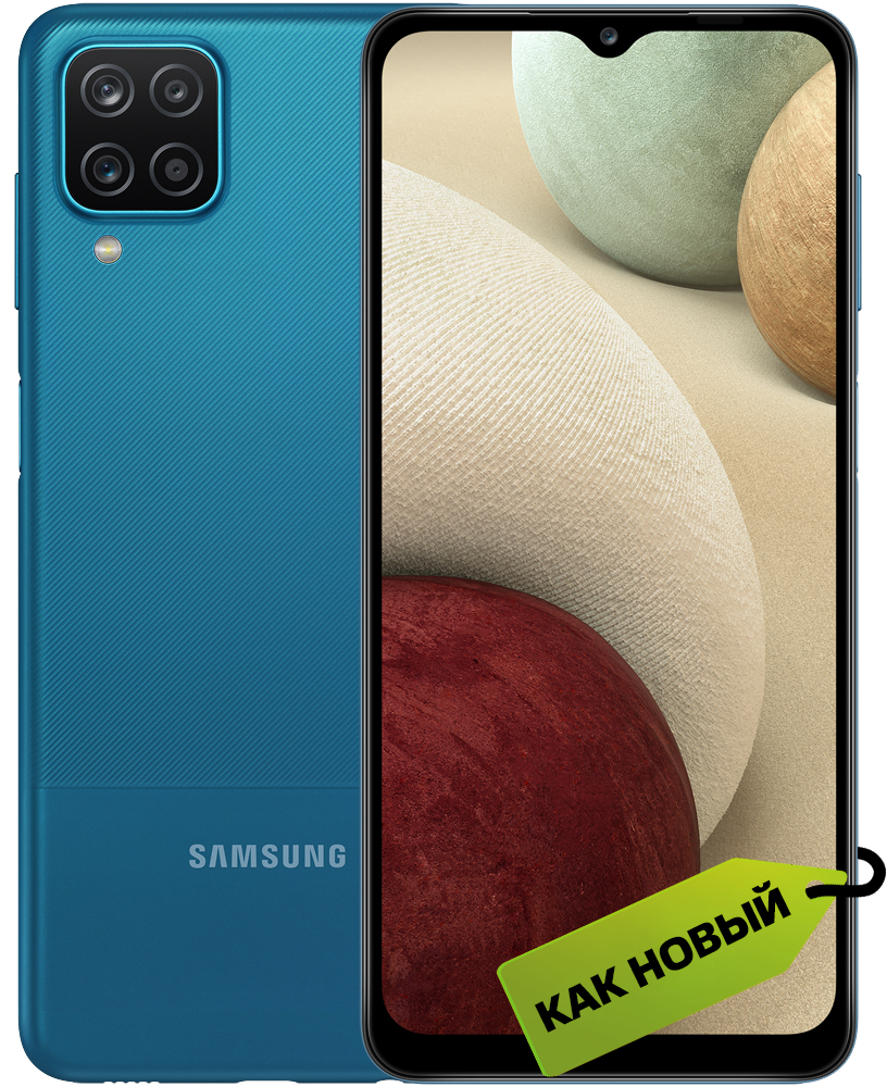 Смартфон Samsung Galaxy A12 4/64Gb Blue 