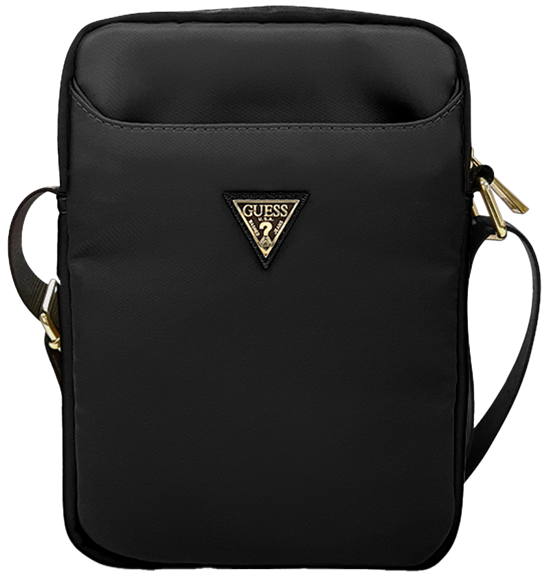 

Чехол Guess, для планшетов 10" сумка Nylon Tablet bag with Triangle metal logo Черный