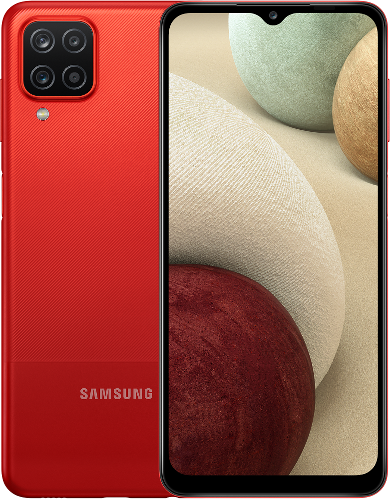 Смартфон Samsung A125 Galaxy A12 4/128Gb Red 0101-7643 SM-A125FZRKSER A125 Galaxy A12 4/128Gb Red - фото 1