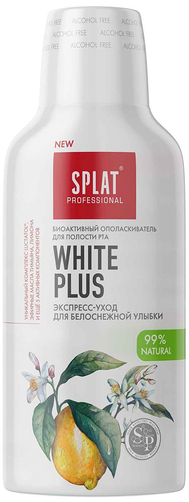 

Ополаскиватель для полости рта Splat, Professional отбеливание плюс 275мл