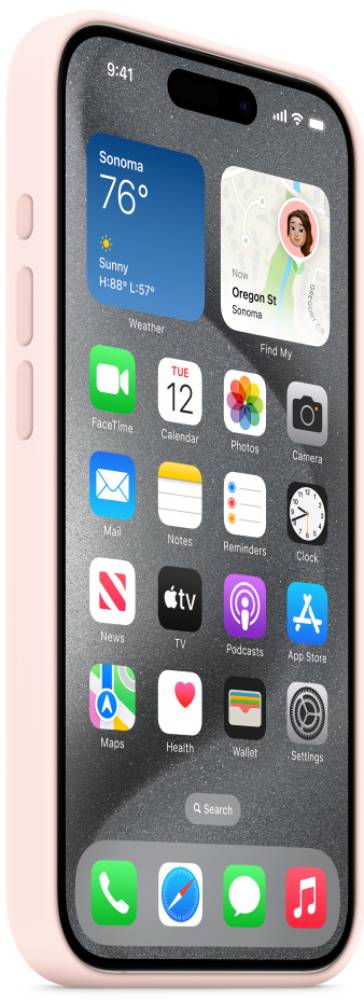 Чехол-накладка Apple iPhone 15 Pro Silicone Case with MagSafe Светло-розовый 3100-0063 iPhone 15 Pro - фото 6