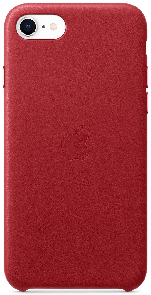 

Клип-кейс Apple, iPhone SE (2020) кожаный Red (MXYL2ZM/A)