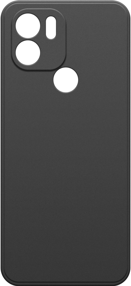 Чехол-накладка Borasco Xiaomi Redmi A1+ Microfiber Черный чехол mypads страшное лицо абстракция для xiaomi redmi a1 задняя панель накладка бампер