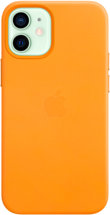 Клип-кейс Apple iPhone 12 mini MagSafe кожаный Золотой апельсин (MHK63ZE/A) 0313-8753 MHK63ZE/A iPhone 12 mini MagSafe кожаный Золотой апельсин (MHK63ZE/A) - фото 1