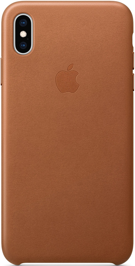 Клип-кейс Apple iPhone XS Max кожаный MRWV2ZM/A Brown
