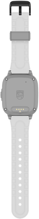 Детские часы Philips 4G W6610 Темно-серые 0200-3833 - фото 7