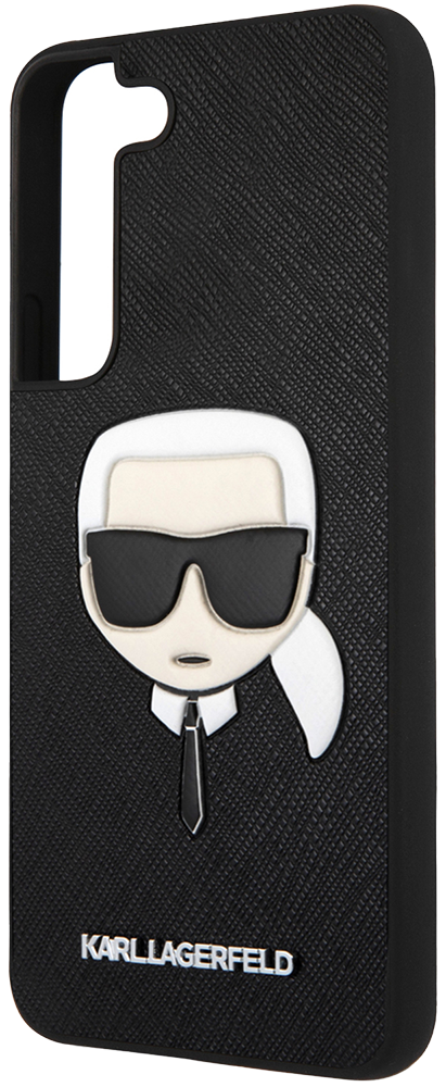 Чехол-накладка Karl Lagerfeld для Samsung Galaxy S22+ PU Saffiano Karl's Head Hard Черный 0319-0388 для Samsung Galaxy S22+ PU Saffiano Karl's Head Hard Черный - фото 1