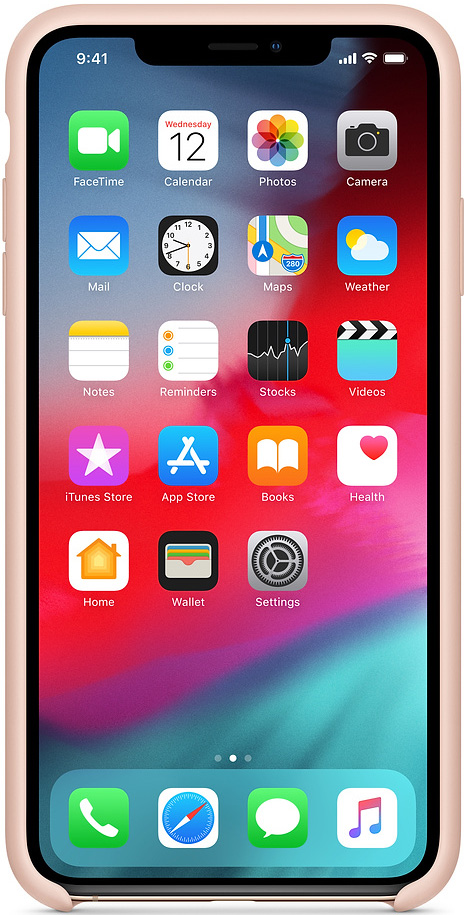 Клип-кейс Apple iPhone XS Max силиконовый MTFD2ZM/A Pink 0313-7333 MTFD2ZM/A iPhone XS Max силиконовый MTFD2ZM/A Pink - фото 2