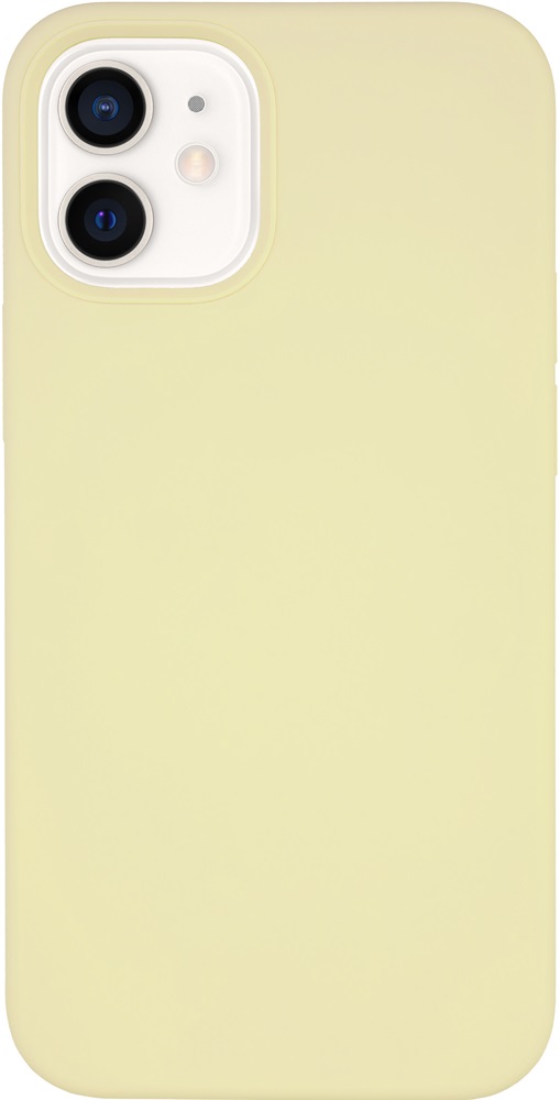 Клип-кейс VLP iPhone 12 mini liquid силикон Yellow 0313-8685 - фото 1