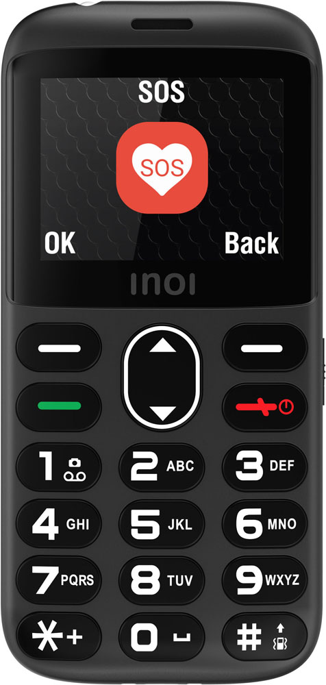 Мобильный телефон INOI 118B Dual sim Чёрный 0101-8132 - фото 3