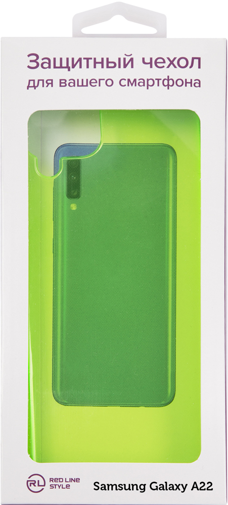 Клип-кейс RedLine Samsung Galaxy A22 неоновый Green 0313-9394 - фото 3