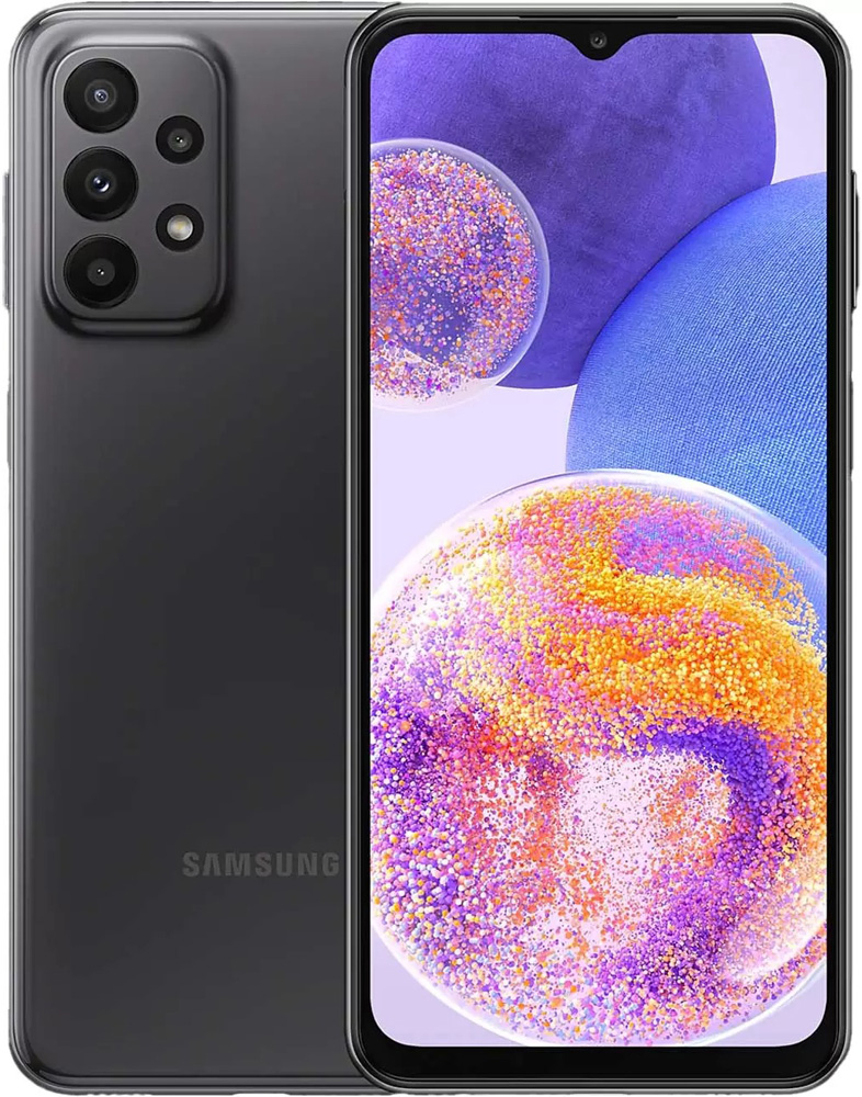 Смартфон Samsung Galaxy A23 4/64Gb Черный (SM-A235FZKUS) 0101-8146 Galaxy A23 4/64Gb Черный (SM-A235FZKUS) - фото 1