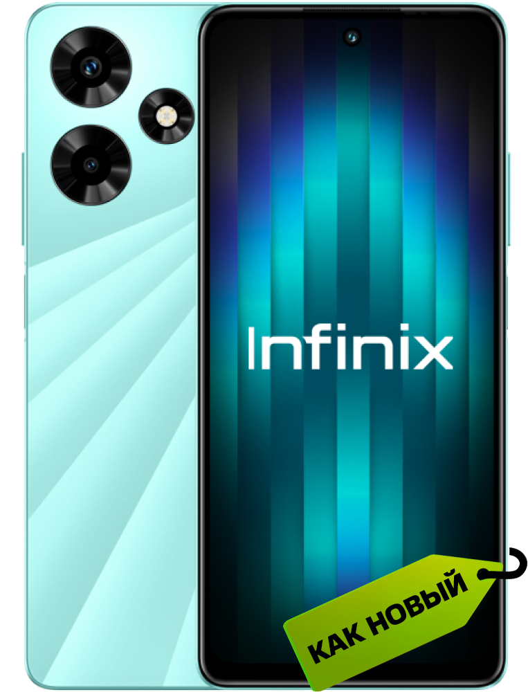 

Смартфон Infinix, HOT 30 8/128 ГБ Зеленый «Как новый»