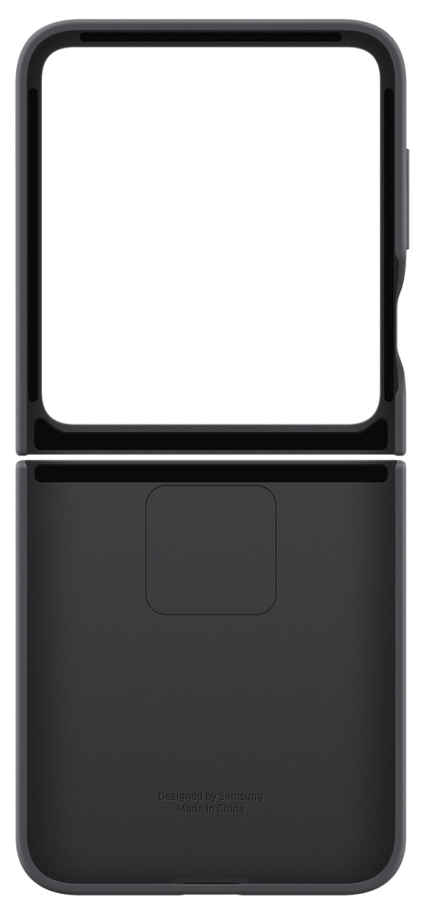 

Чехол-накладка Samsung, Silicone Case Z Flip7 FE | Z Flip6 Черный