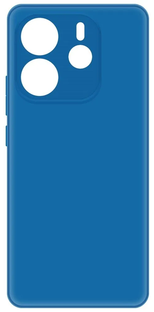

Чехол-накладка Krutoff, Silicone Case для Xiaomi REDMI Note 14 4G Синий