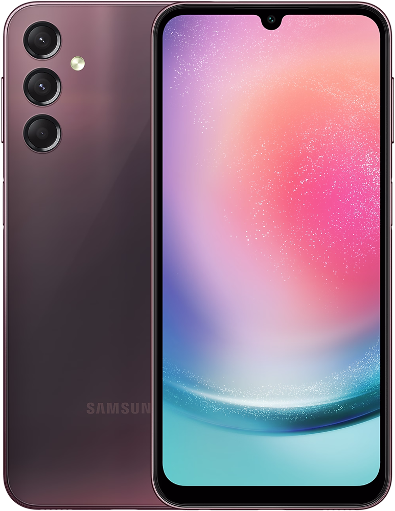 Смартфон Samsung Galaxy A24 4/128Gb Красный (SM-A245) сотовый телефон samsung sm a245 galaxy a24 4 128gb green