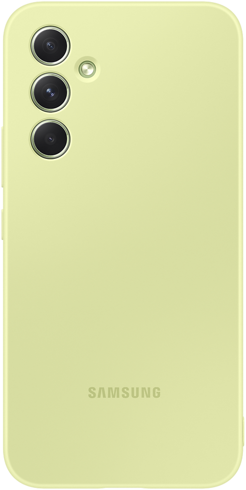 Чехол-накладка Samsung Galaxy A54 Silicone Case Лайм 0319-1041 EF-PA546TGEGRU - фото 4