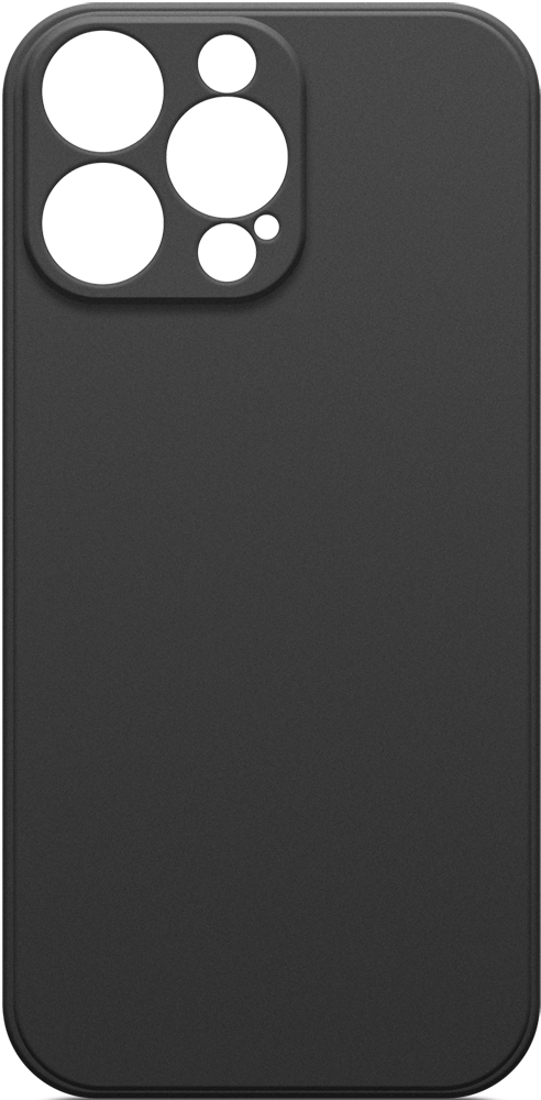 Чехол-накладка Borasco iPhone 14 Pro Max Microfiber Черный чехол накладка borasco iphone 14 pro microfiber синий