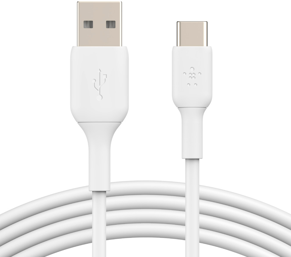 Дата-кабель Belkin USB A-Type-C 1м White (CAB001bt1MW) 0307-0669 USB A-Type-C 1м White (CAB001bt1MW) С разъемом USB type-C - фото 1