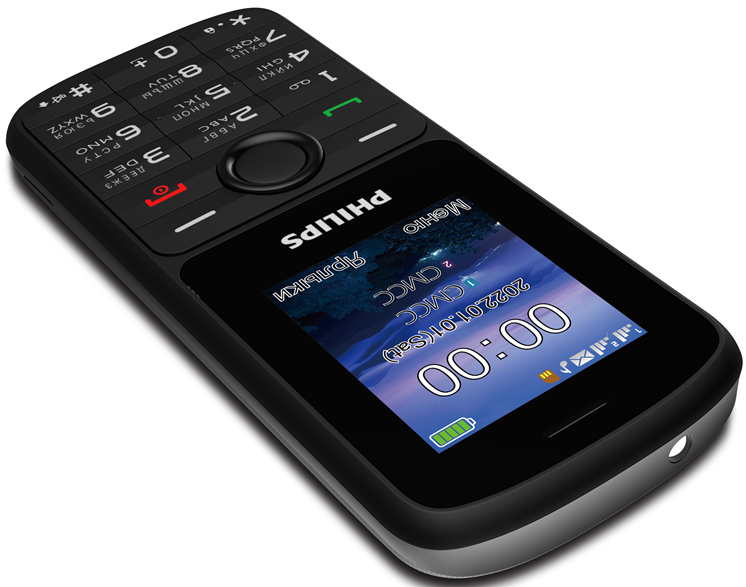 Мобильный телефон Philips Xenium E2101 Dual sim Черный 0101-8465 - фото 3