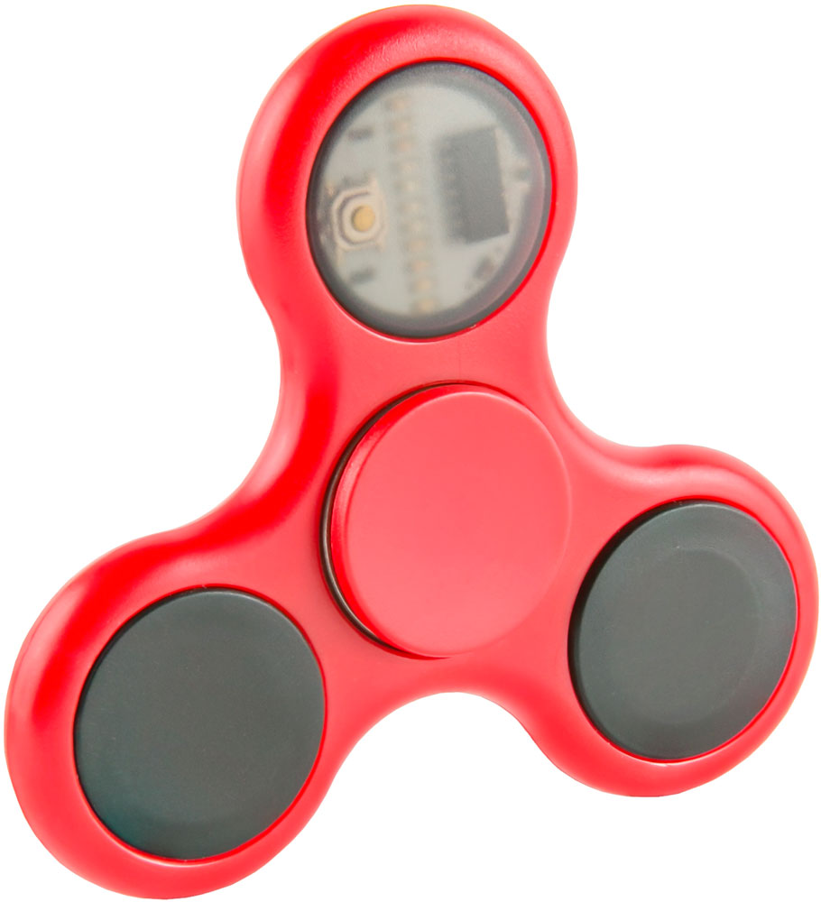 Спиннер RedLine B1 с LED-подсветкой пластиковый Red