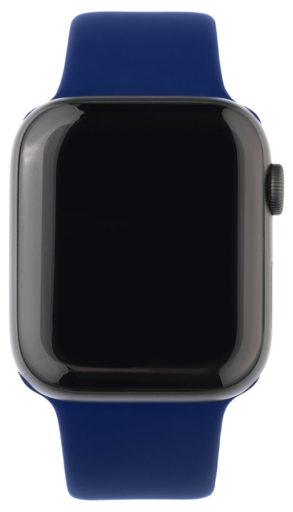 Ремешок для умных часов InterStep Sport Apple Watch 42/44мм силиконовый Blue 0400-1713 Sport Apple Watch 42/44мм силиконовый Blue - фото 4