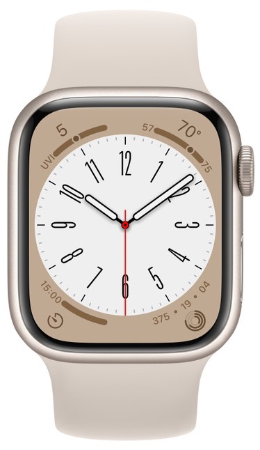 Часы Apple Watch Series 8 GPS 45мм MNUQ3 корпус из алюминия сияющая звезда + ремешок Сияющая звезда 0200-3210 Watch Series 8 GPS 45мм MNUQ3 корпус из алюминия сияющая звезда + ремешок Сияющая звезда - фото 3