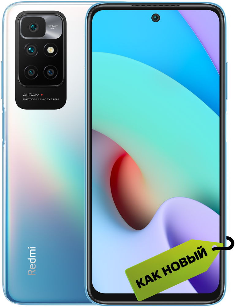 

Смартфон Xiaomi, Redmi 10 4/64GB Синий «Как новый»