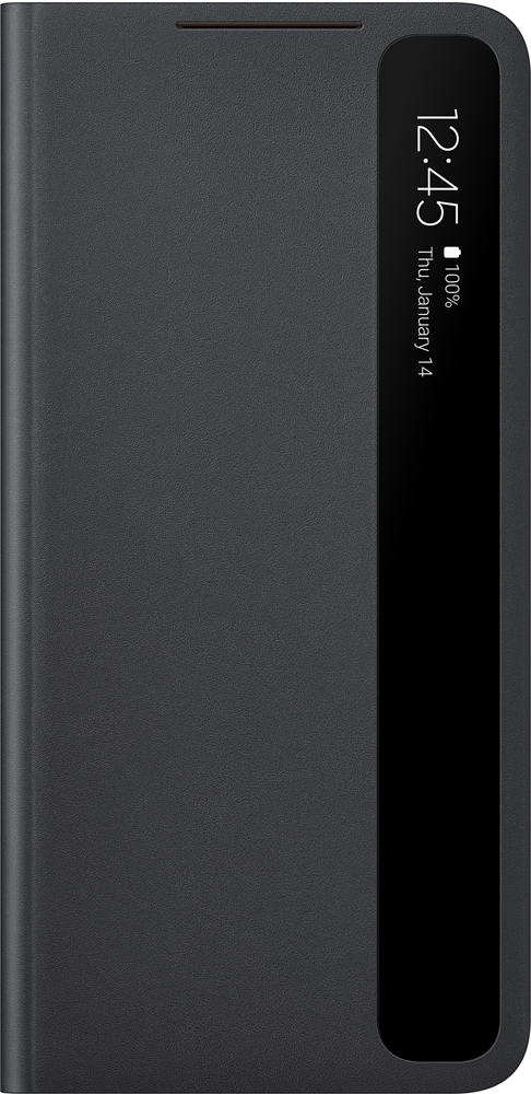 Чехол-книжка Samsung Galaxy S21 Plus Smart Clear View Cover Black (EF-ZG996CBEGRU) 0313-8845 Galaxy S21 Plus Smart Clear View Cover Black (EF-ZG996CBEGRU) - фото 1