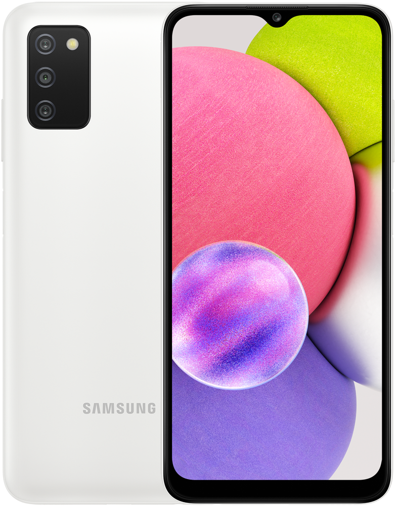 Смартфон Samsung Galaxy A03s 3/32Gb White SM-A037FZWDSER