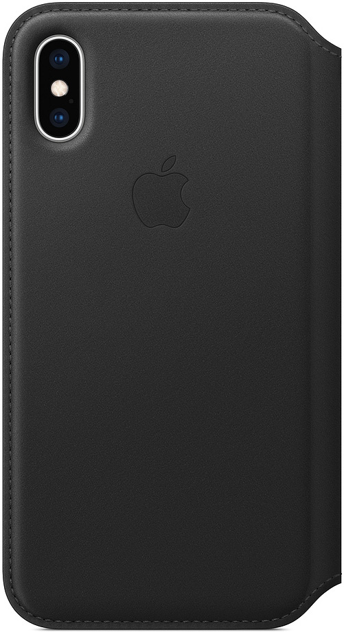 Чехол-книжка Apple iPhone XS MRWW2ZM/A Shell кожа Black