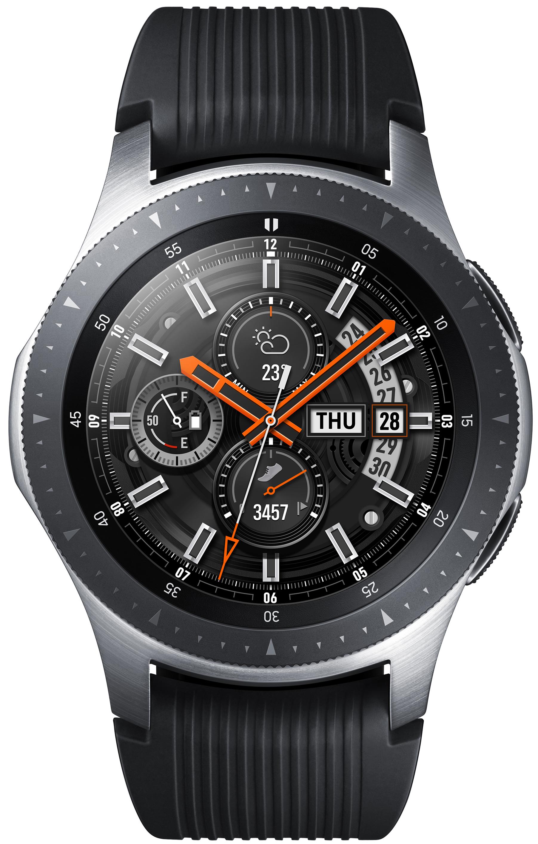 Часы Samsung Galaxy Watch 46 мм silver (SM-R800NZSASER) 0200-1758 Galaxy Watch 46 мм silver (SM-R800NZSASER) - фото 3