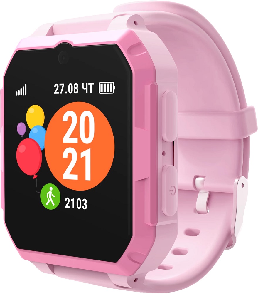 Детские часы Geozon G-Kids 4G Ultra Pink