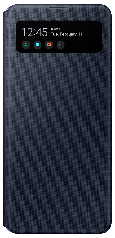 Чехол-книжка Samsung A41 Smart S View Wallet Cover Black (EF-EA415PBEGRU) 0313-8485 A41 Smart S View Wallet Cover Black (EF-EA415PBEGRU) Galaxy A41 - фото 3