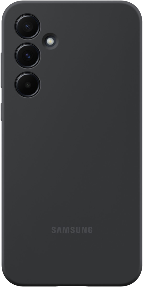 Чехол-накладка Samsung Silicone Case Galaxy A55 Чёрный (EF-PA556TBEGRU)