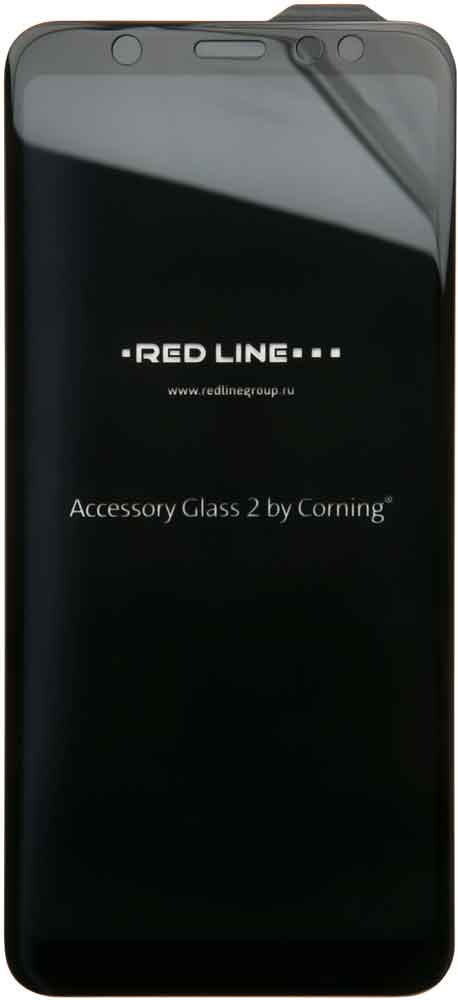 

Стекло защитное RedLine, Corning для Samsung Galaxy A6 Plus 3D черная рамка