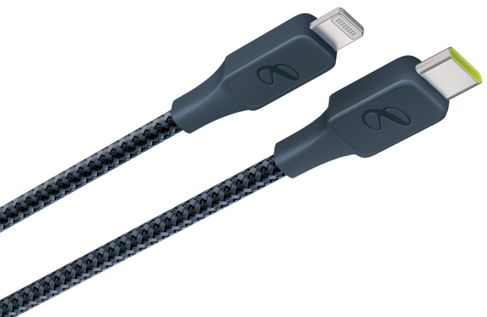 Дата-кабель InfinityLab InstantConnect USB-C - Lightning 1.5м Blue (ILINCCTLBLU) 0307-0752 InstantConnect USB-C - Lightning 1.5м Blue (ILINCCTLBLU) - фото 3