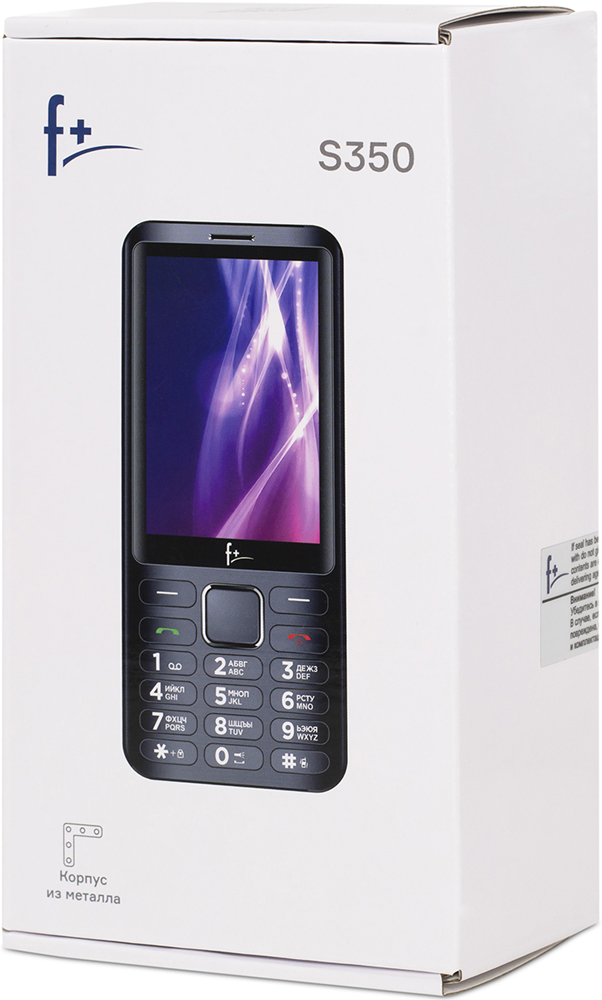 Мобильный телефон F+ S350 Dual sim Dark Grey 0101-7968 - фото 8