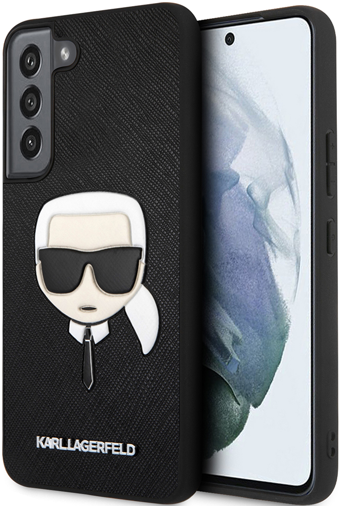 Чехол-накладка Karl Lagerfeld для Samsung Galaxy S22+ PU Saffiano Karl's Head Hard Черный 0319-0388 для Samsung Galaxy S22+ PU Saffiano Karl's Head Hard Черный - фото 4